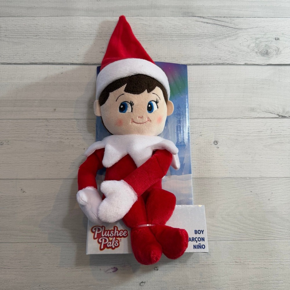 Elf on the Shelf‎ Plushee Pals Snuggler Plush Scout Elf Boy light skin NEW
